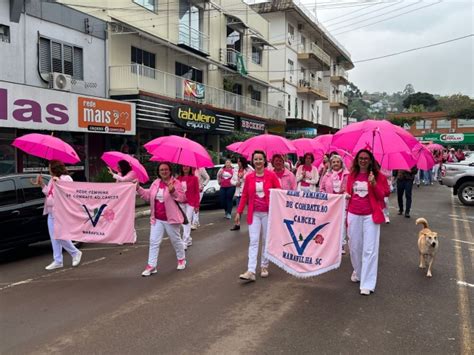 Rede Feminina Realiza Tradicional Caminhada Rosa E Inicia Campanha Em