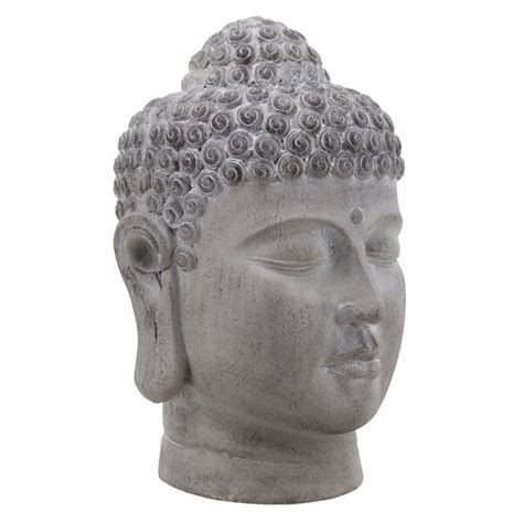 Langley Street Ketner Resin Buddha Head Statue Reviews Wayfair