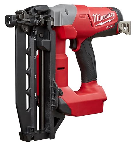 Milwaukee Tool M18 Fuel 18v Lithium Ion Brushless Cordless 16 Gauge Straight Finish Nailer