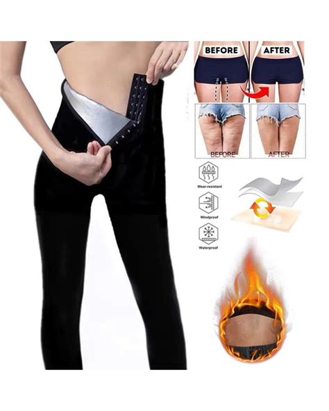 Gaine Combinaison Pantalon De Sauna Amincissant Pour Femme Leggings De