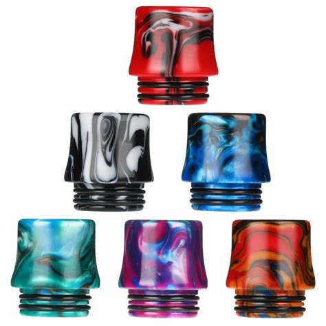 810 Drip Tip Resin Vape Mouthpiece Wide Bore Drip Tip Fit For Voopoo 510 810 Rda Rta Tank Vape