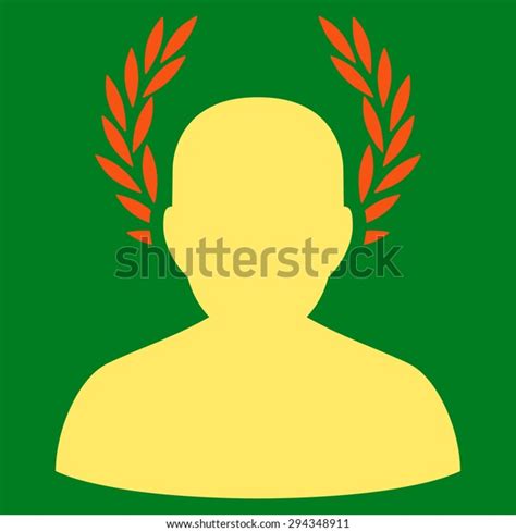 Caesar Icon Competition Success Bicolor Icon Stock Vector Royalty Free