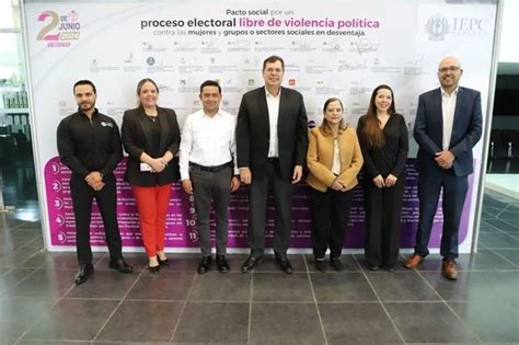 Firma Del Pacto Social Por Un Proceso Electoral Libre De Violencia