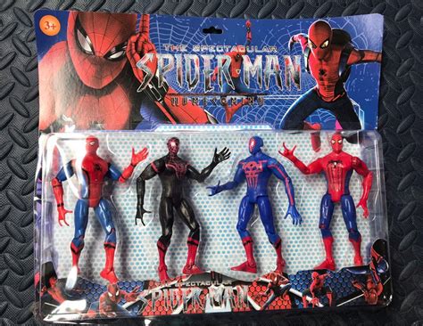 Spiderman Action Figures Set Hobbies And Toys Toys And Games On Carousell