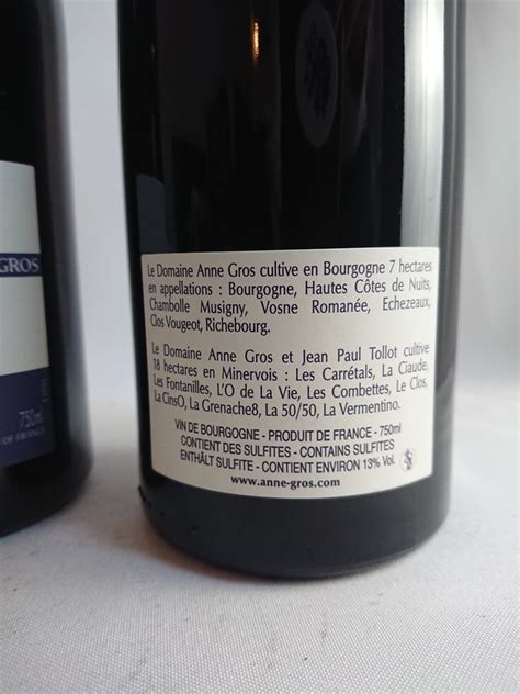 Clos De Vougeot Grand Cru Le Grand Maupertui Domaine Anne Gros