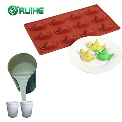 Translucent Platinum Cure Food Grade Rtv Silicone Rubber Molds Making