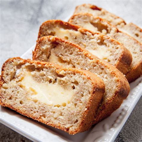 Cream Cheese Banana Bread Easy Recipe Insanely Good