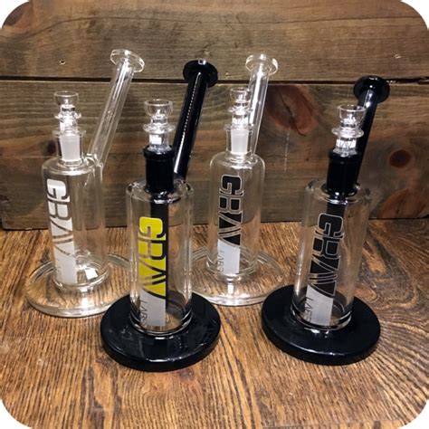 Grav Labs Medium Water Bubbler Sunflower Pipes Brooklyns Best Smoke Shop