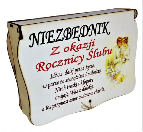 Śmieszny Prezent Niezbędnik Na Rocznicę Ślubu 1 99 Nowość Oryginalny