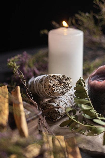 Herbs For Energy Cleaning Magic Altar