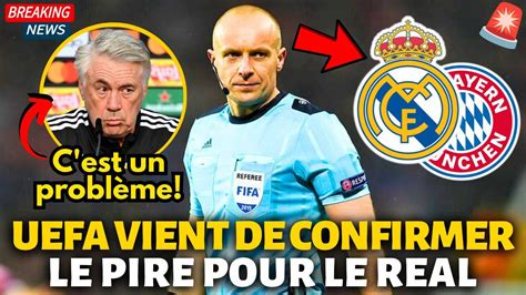 Urgent L Uefa A Surpris Tout Le Monde Coup Dur Sur Le Real Madrid