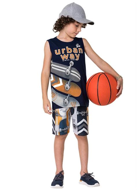 Conjunto Infantil Masculino Marinho Kyly