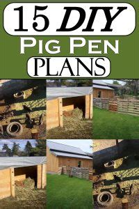 15 DIY Pig Pen Plans To Build - Craftsy