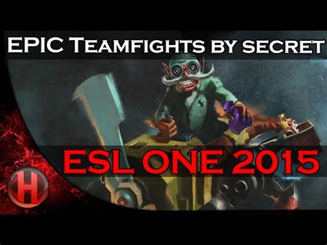 Dota 2 ESL ONE 2015 Epic Teamfights By Team Secret Vs EG Game 2