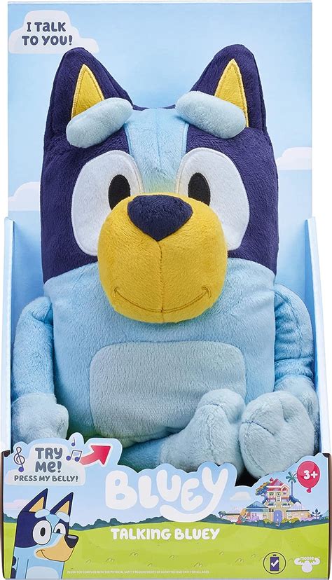 Bluey Peluche Talking Bluey De Pulgadas Interactivo Canta Con