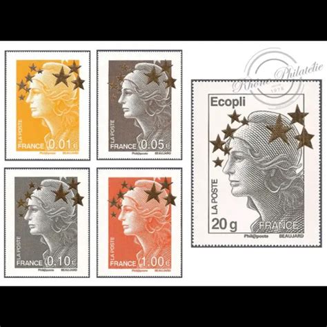 FRANCE TIMBRES N4662A 4662Q Timbres Maxi Marianne De Beaujard 2012