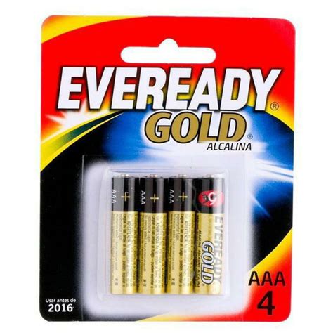 Pilha Eveready Alc Gold Palito Aaa Un