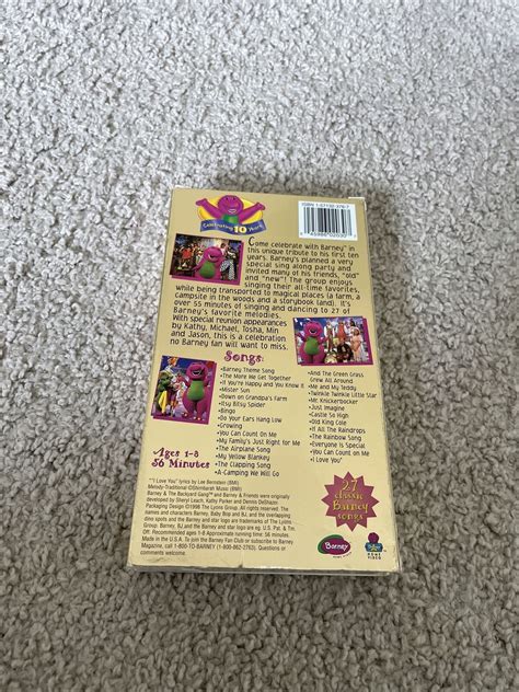 Barney Sing And Dance With Barney Vhs Grelly Usa