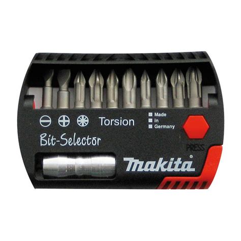 Makita 11 Piece X Selector Torsion Screwdriver Bits P 53730