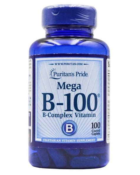 Puritan S Pride Mega Vitamin B Complex 100 100 Caps Lazada PH