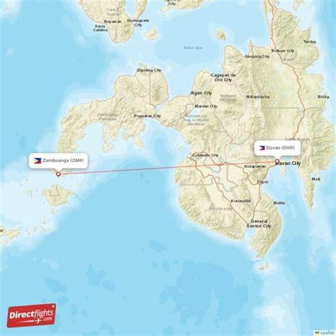 Direct Flights From Zamboanga To Davao Zam To Dvo Non Stop