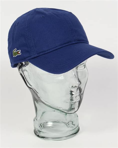 Lacoste Gabardine Baseball Cap Royal Bluemens