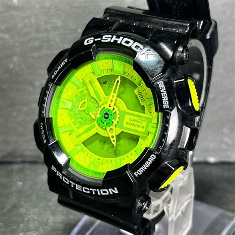 海外モデル Casio カシオ G Shock Gショック Hyper Colors ハイパーカラーズ Ga 110b 1a3 腕時計 アナデジ クオーツ 電池交換済みhyper