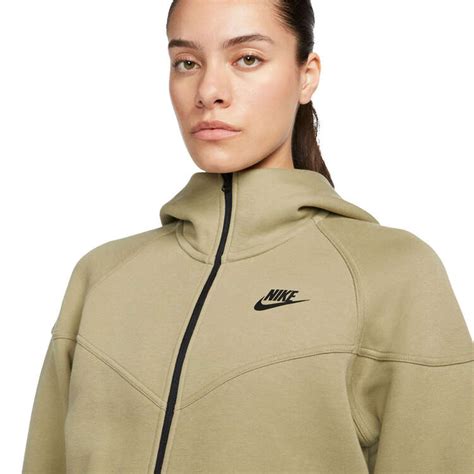 Nike Womens Sportswear Tech Fleece Windrunner Olive Xl Rebel Sport