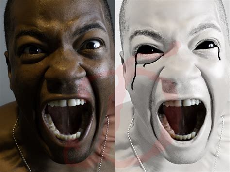 Before And After White Skin Turning Black Skin White Is Ex Flickr