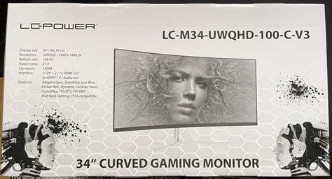 CURVED GAMING MONITOR LC POWER LCM34UWQHD 100 C V3 Kaufen Auf Ricardo