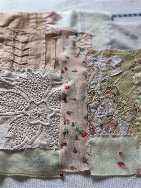 A Slow Stitching Panel Taking Your Time With A Pretty Fabric Craft