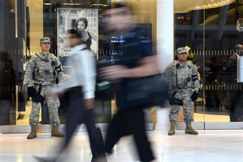 Newyork Guards Joint Task Force Empire Shield Guarding Nyc Transit