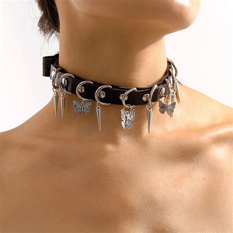 Collar De Cuero Personalizado De Estilo Punk Europeo Y Americano Para