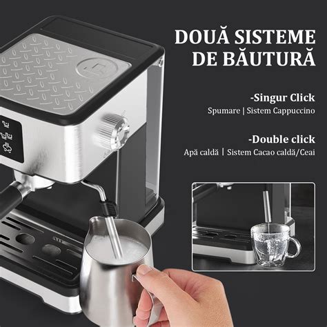 Espressor Manual Deluxe Sistem In Capsule Cafea Macinata Si Pad