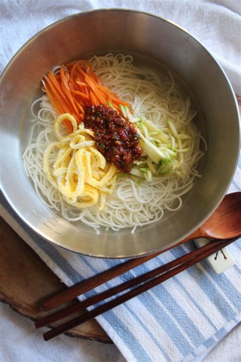 Janchi Guksu Korean Noodle Soup Recipe Korean Noodles Korean