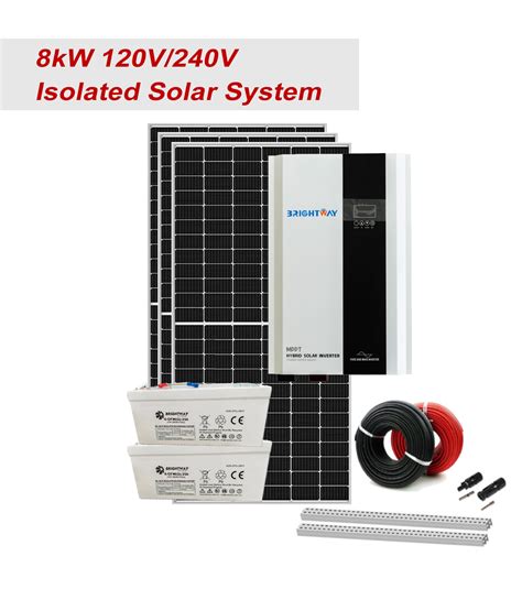 8kw Solar Hybrid System Installation In Brightway Solar