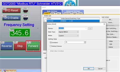 Mitsubishi Hmi Modbus Rtu Schneider Atv Tutorial Plc