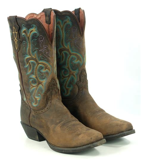 Womens Square Toe Cowboy Boots