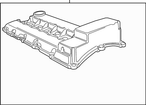 porsche engine valve cover  liter  liter