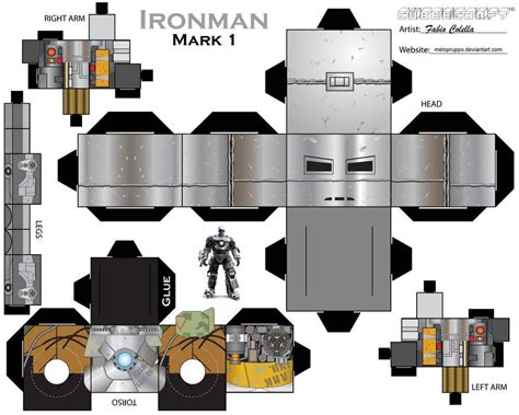 Iron Man Cubeecraft Mark By Melopruppo On Deviantart Juguetes De