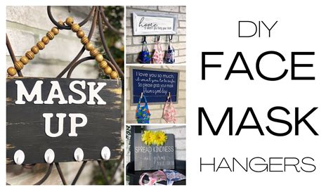 Diy Face Mask Hangers Easy Diy Face Mask Holder Diy Face Mask