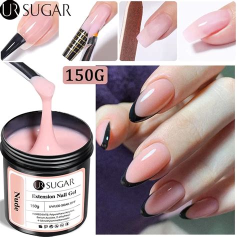 UR SUGAR Gel D Extension Rapide Pour Les Doigts Fran Ais Gel E Rose