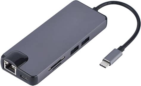 Amazon USB Cハブ VBESTLIFE 8in1 マルチタイプCハブ USB 3 0ポー 4K HDMI RJ45 LAN