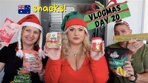 Tasting Aussie Snacks Christmas Edition Vlogmas Day 20 Stanzie