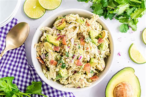 Easy Avocado Chicken Salad Recipe No Sugar No Flour Recipes