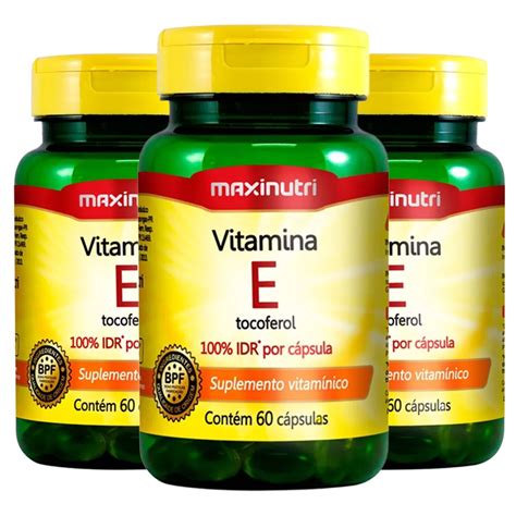 Vitamina E X C Psulas Maxinutri Submarino