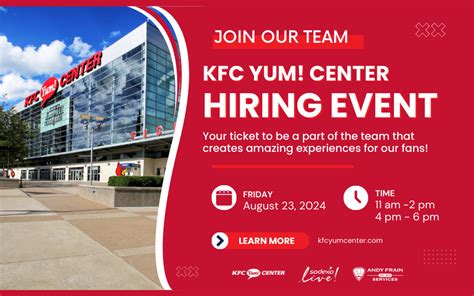 Kfc Yum Center Hiring Event Kfc Yum Center