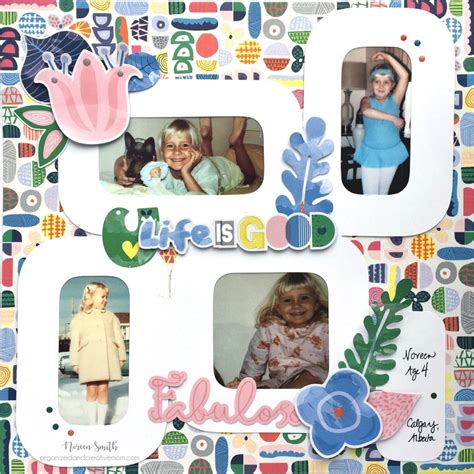 Creative Memories Sorbet Collection And Rectangle Templates With