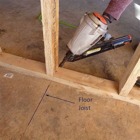 Constructionprotipsnail To The Framing When Youre Securing The Bottom