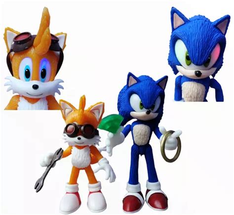 Sonic The Hedgehog Sonic Azul Tails Colitas Articulados En Venta En